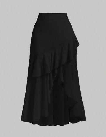 Fusta SHEIN CURVE, negru