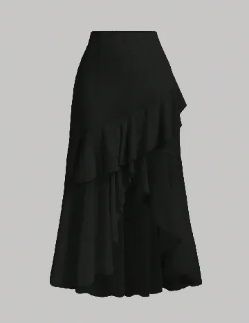 Fusta SHEIN CURVE, negru