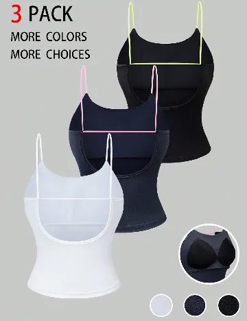 Set topuri 3 bucati SHEIN, mix culori