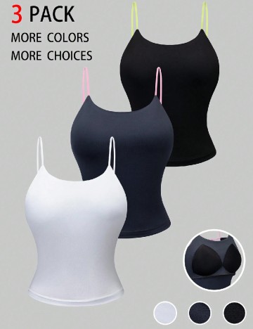 Set topuri 3 bucati SHEIN, mix culori
