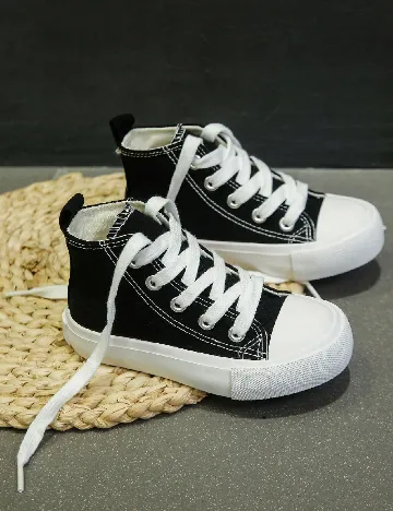 Tenisi Shein Kids, negru Negru