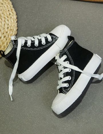 Tenisi Shein Kids, negru