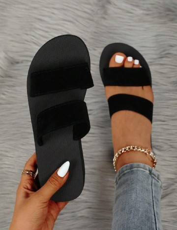 Slapi SHEIN, negru