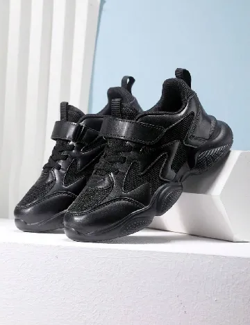 Adidasi Shein Kids, negru