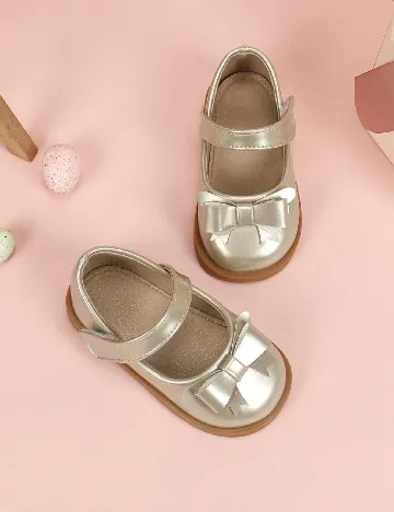 Pantofi Shein Kids, auriu