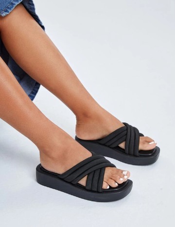 Slapi SHEIN, negru