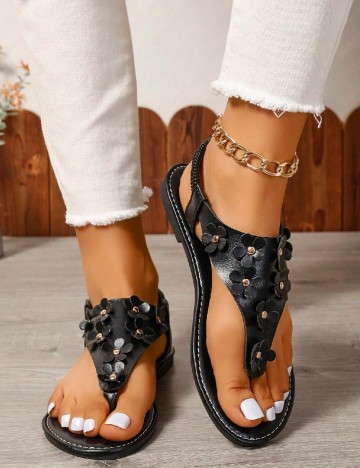 Sandale SHEIN, negru