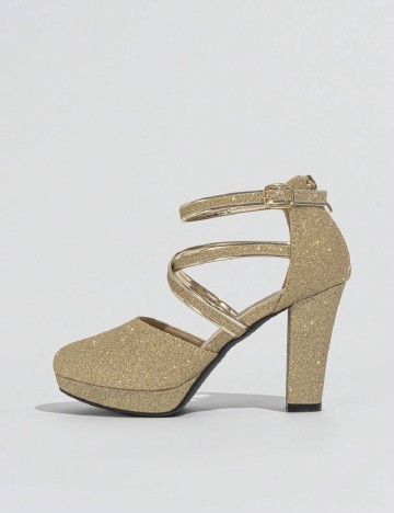 Pantofi SHEIN, auriu