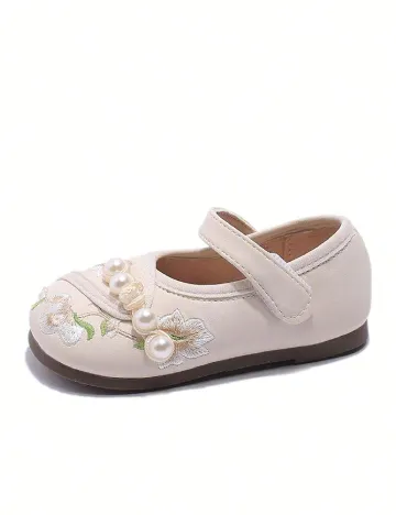 Pantofi Shein Kids, crem