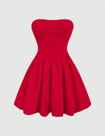 Rochie scurta SHEIN, rosu