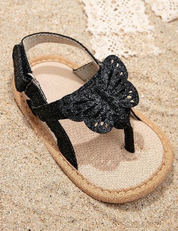 Sandale Shein Kids, negru