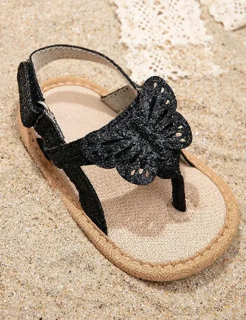 Sandale Shein Kids, negru