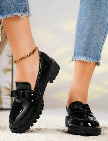 Mocasini SHEIN, negru