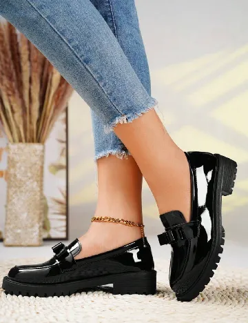 Mocasini SHEIN, negru