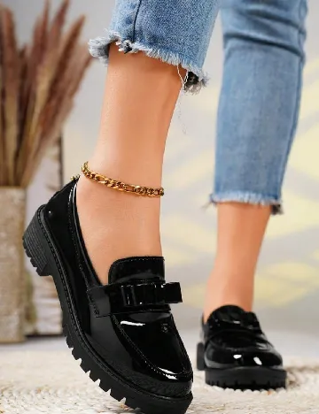 Mocasini SHEIN, negru