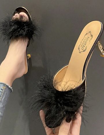 Sandale SHEIN, negru