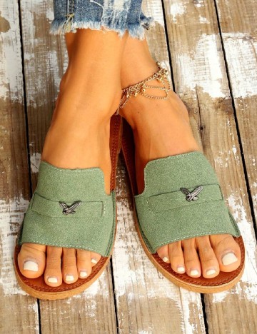 Slapi SHEIN, verde