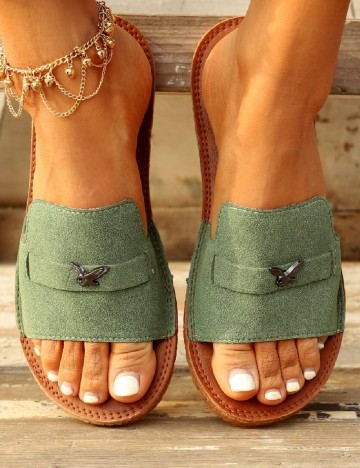 Slapi SHEIN, verde
