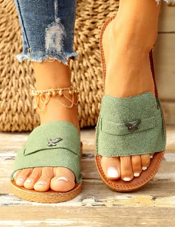 Slapi SHEIN, verde