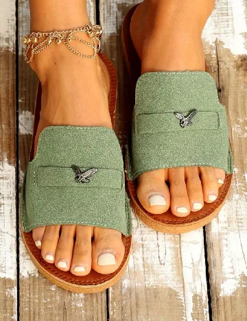 Slapi SHEIN, verde