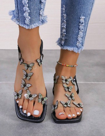 Sandale SHEIN, transparent