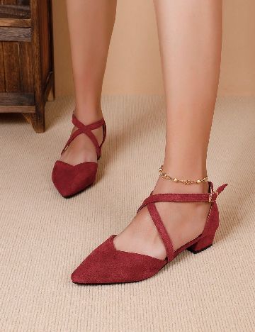 Pantofi SHEIN, rosu