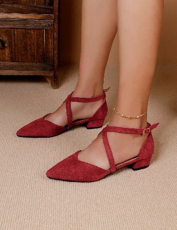 Pantofi SHEIN, rosu