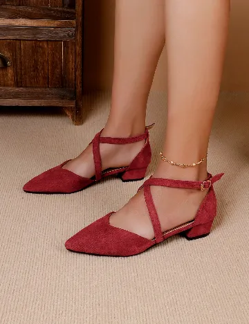 Pantofi SHEIN, rosu