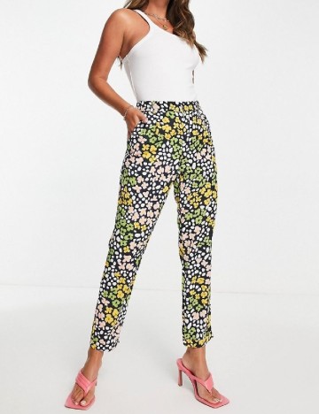 Pantaloni Never Fully Dressed, floral print
