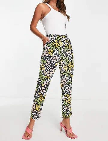 Pantaloni Never Fully Dressed, floral print