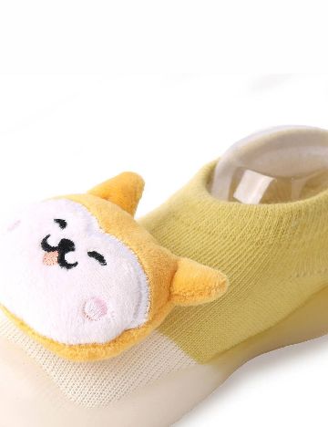 Papuci de Casa Shein Kids, galben