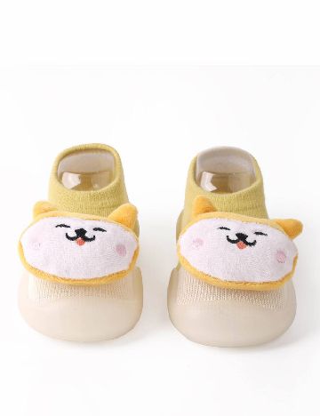 Papuci de Casa Shein Kids, galben