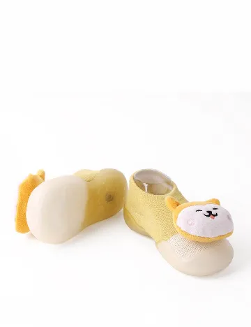 Papuci de Casa Shein Kids, galben