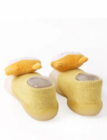 Papuci de Casa Shein Kids, galben