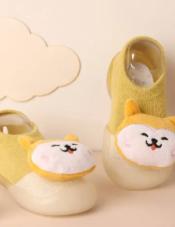 Papuci de Casa Shein Kids, galben