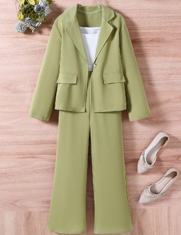 Compleu Shein Kids, verde