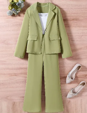 Compleu Shein Kids, verde