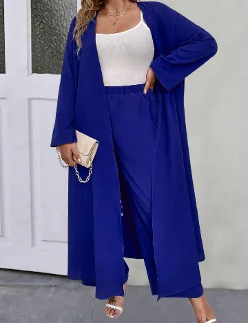 Compleu SHEIN CURVE, albastru