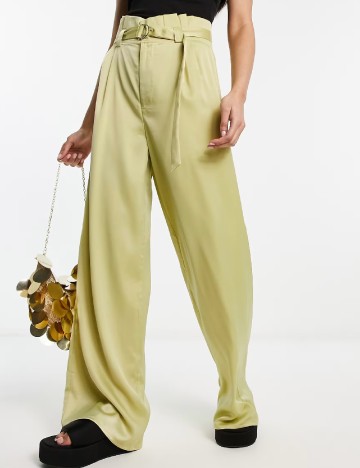 Pantaloni Public Desire, verde