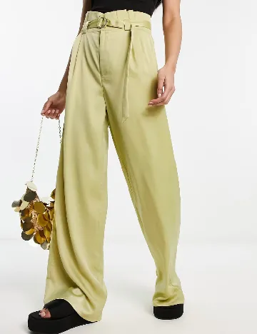 Pantaloni Public Desire, verde