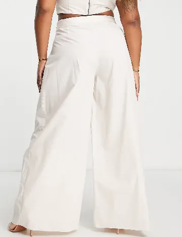 Pantaloni ASOS Curve, ecru
