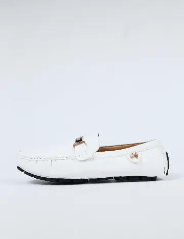 Mocasini SHEIN, alb Alb