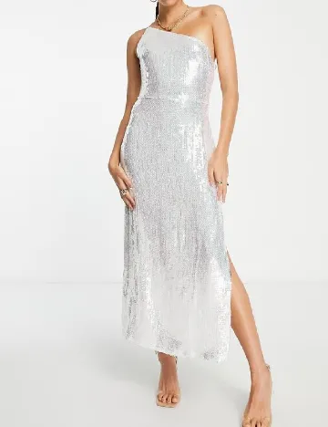 Rochie medie Pretty Lavish, alb