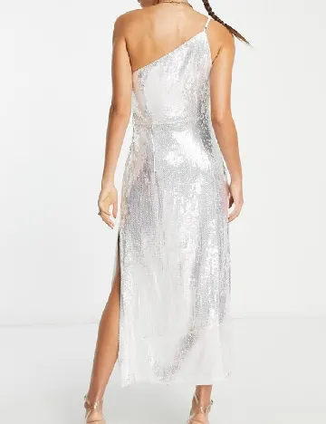 Rochie medie Pretty Lavish, alb