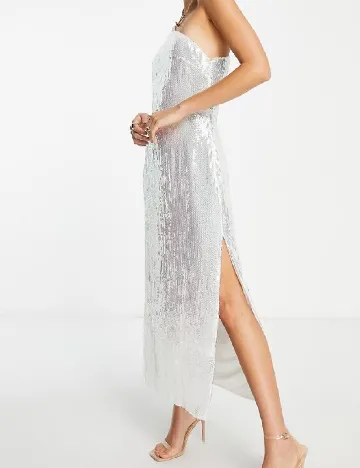 Rochie medie Pretty Lavish, alb