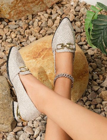 Espadrile SHEIN, crem
