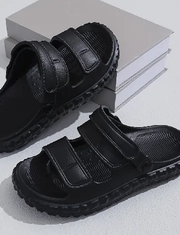 Slapi SHEIN, negru Negru