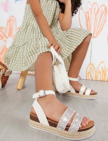 Sandale Shein Kids, gri