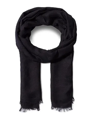 Esarfa Guess, negru Negru
