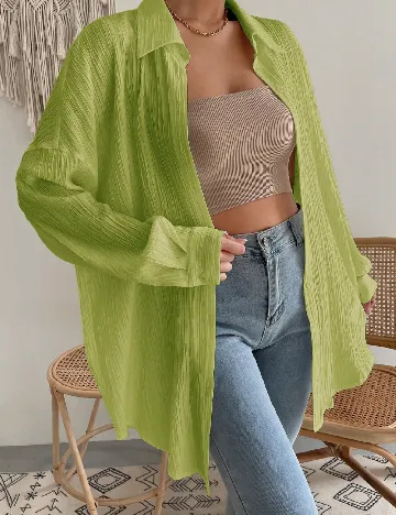 Camasa SHEIN, verde